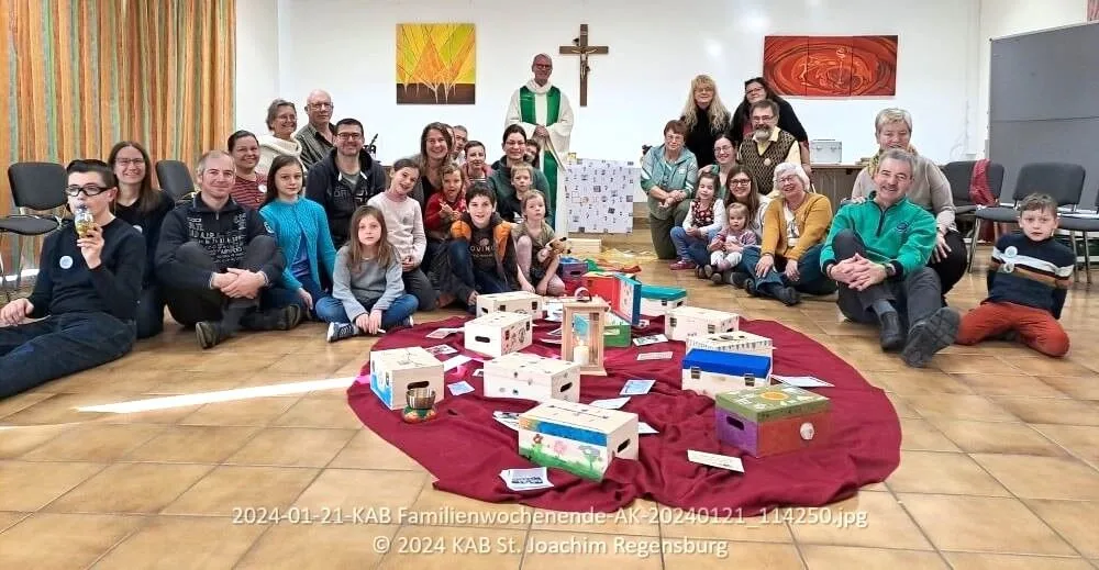Der gemeinsame Gottesdienst am Sonntag des Familienwochenendes.