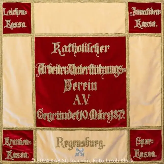 Vorderseite der Fahne